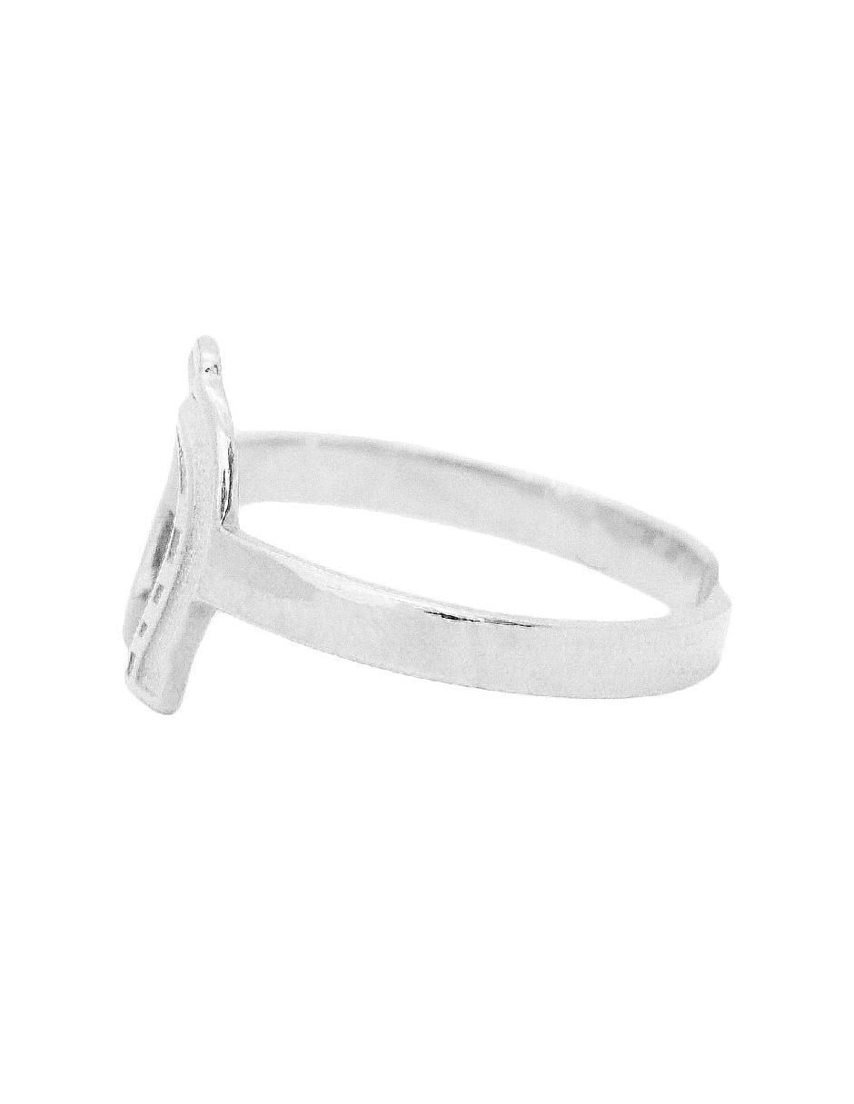 Anillo Elegancia Equina de plata P 925 con acabado baño de oro 5