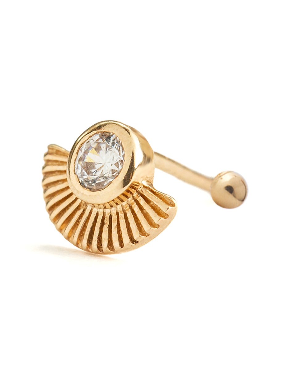 Piercing de oro 14 K con acabado pulido 2