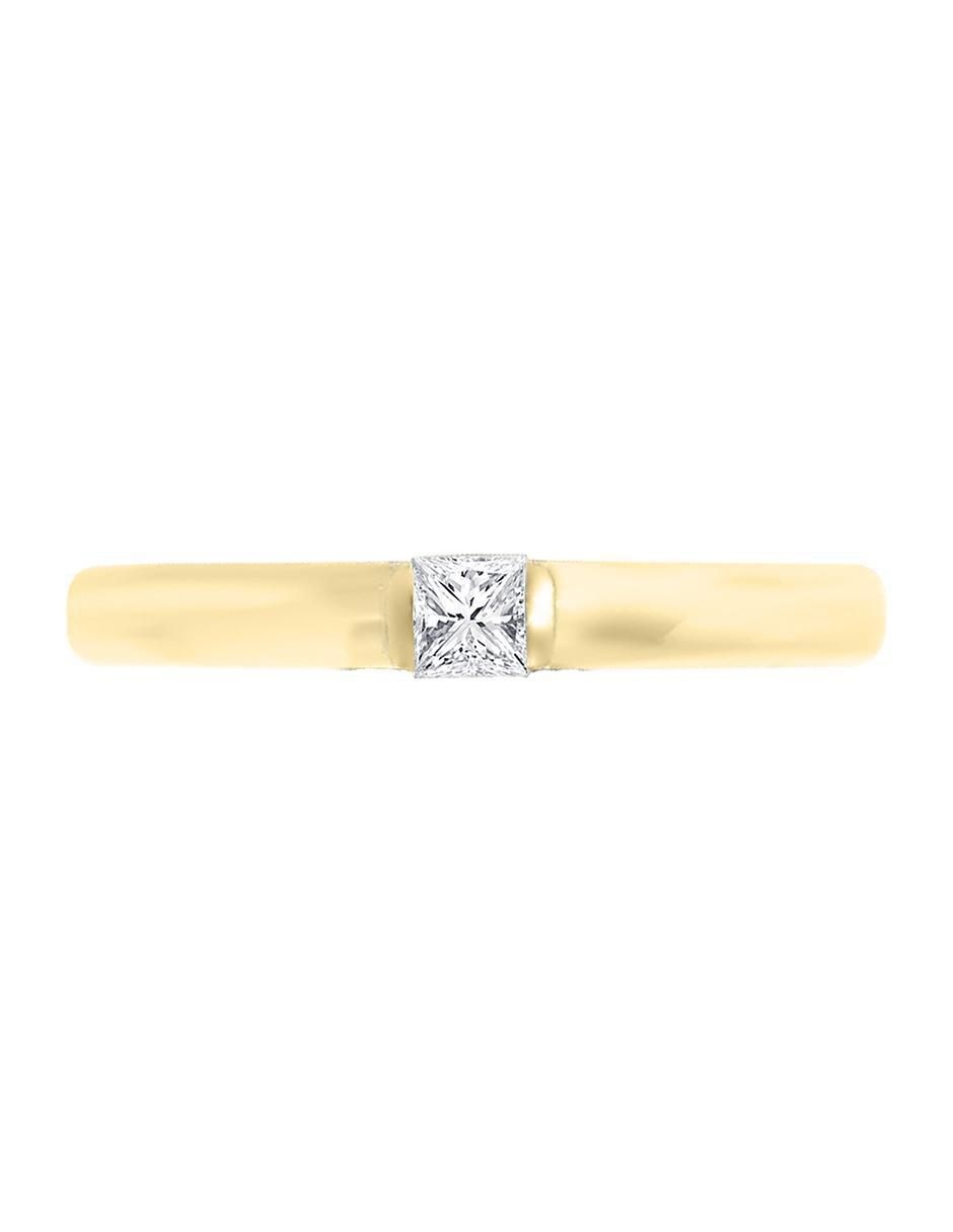 Argolla 14 k Naty diamante 1