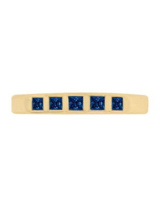 Churumbela de oro 14 k Fascinare Amina zafiro Churumbela de oro 14 k Fascinare Amina zafiro