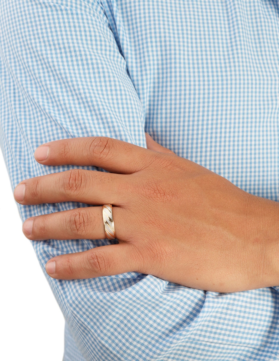 Argolla de oro 14 k 4