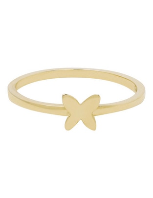 Anillo de mariposa de oro pulido 1