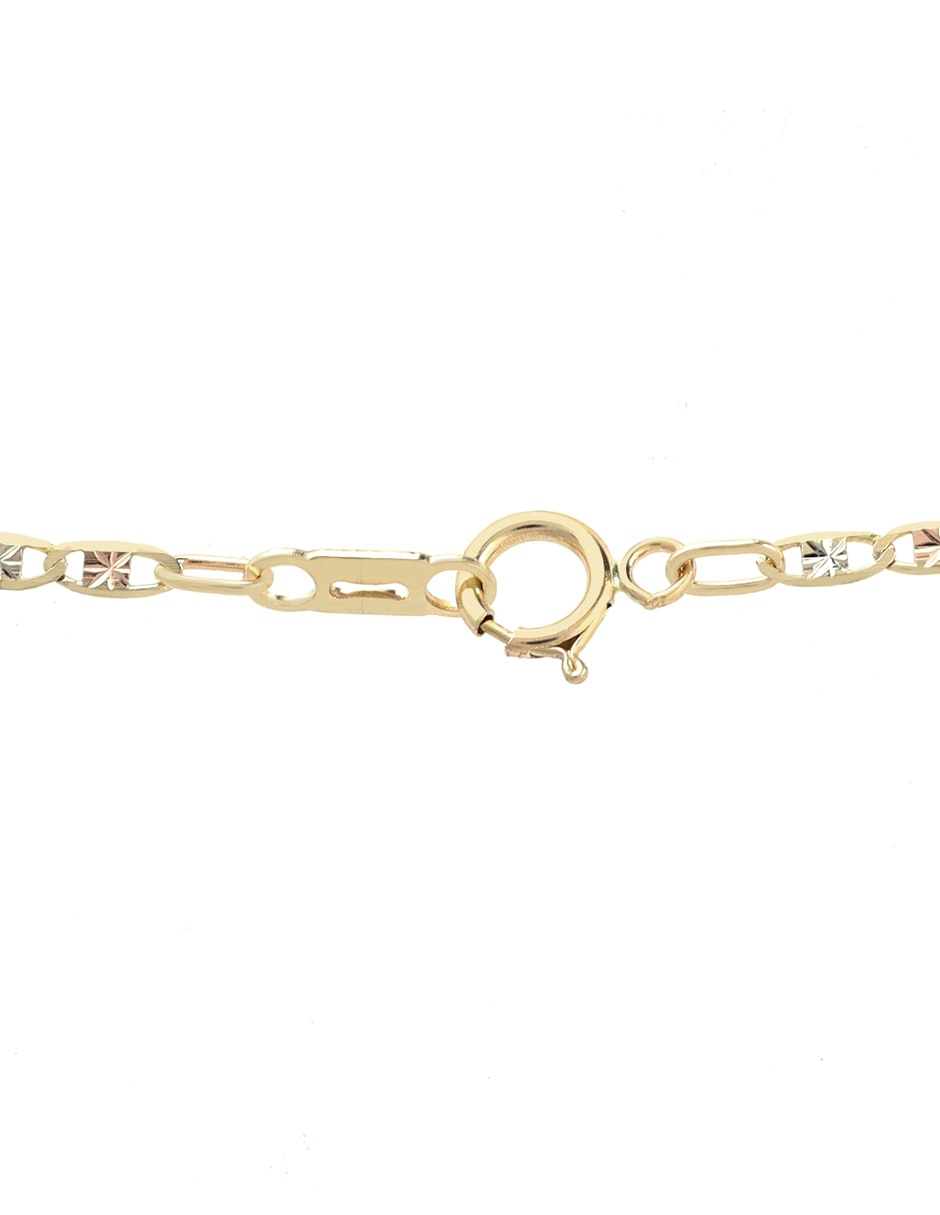 Collar D Cadena de oro florentino 14 K