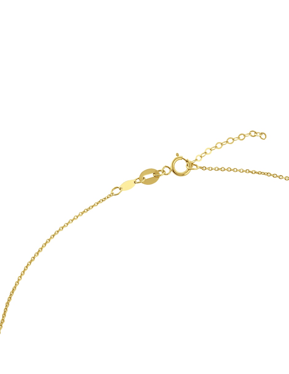 Collar Mickey Mouse de letras Disney de oro amarillo 14 K Collar Mickey Mouse de letras Disney de oro amarillo 14 K