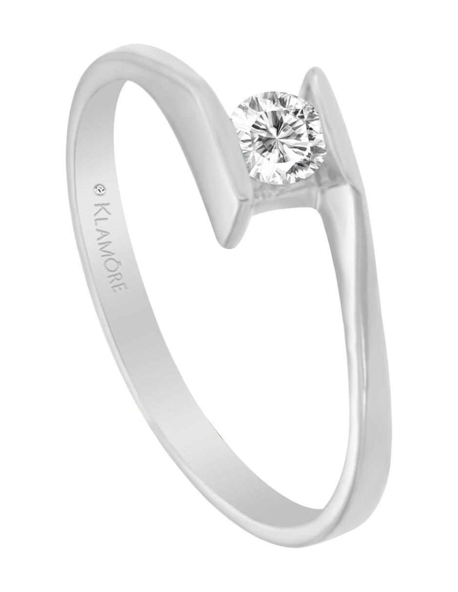 Solitario 14 k Arlene diamante 3