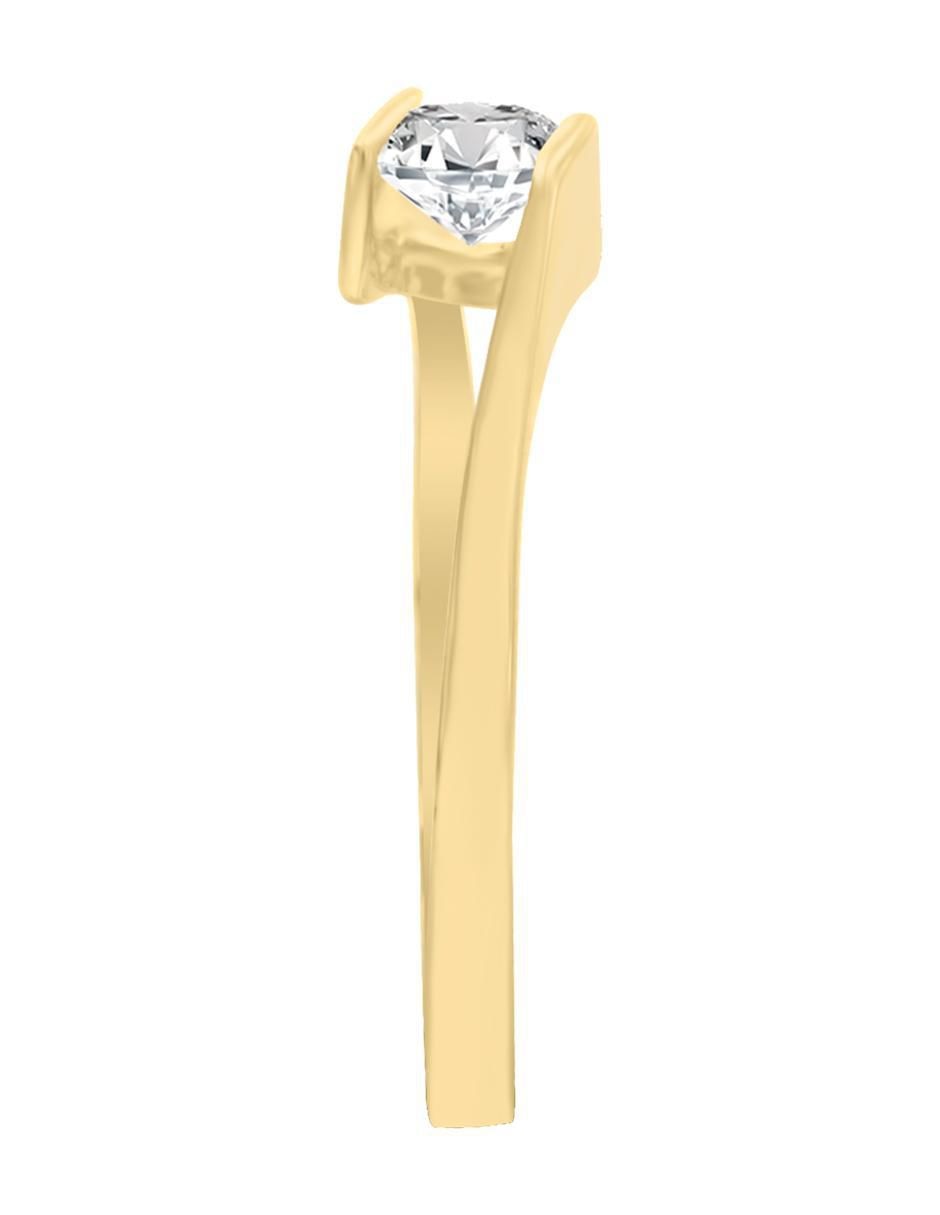 Solitario 14 k Arlene diamante 2