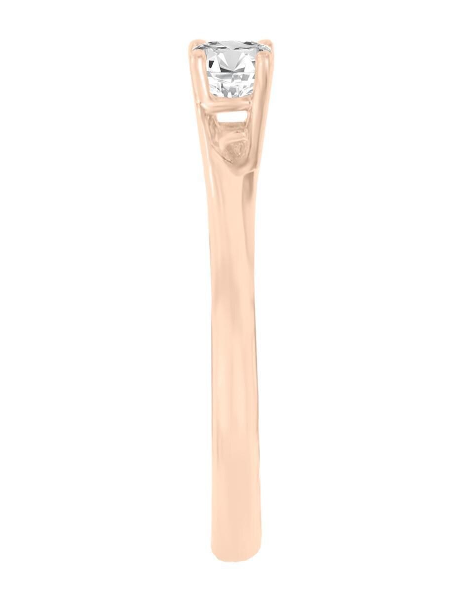 Solitario 14 k Danya diamante 4