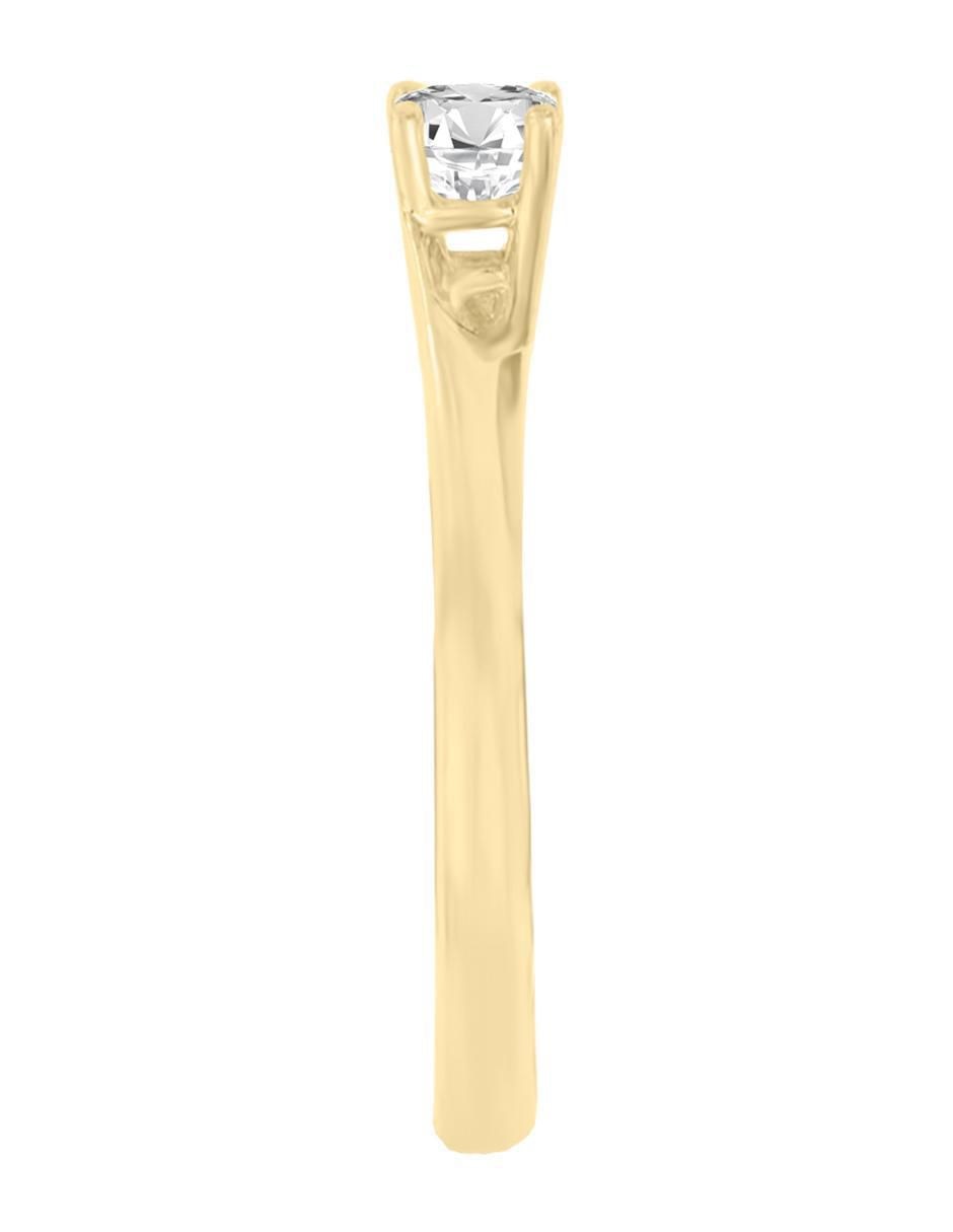 Solitario 14 k Danya diamante 2