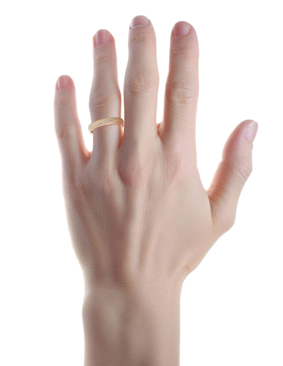 Argolla 14 k diamante 2