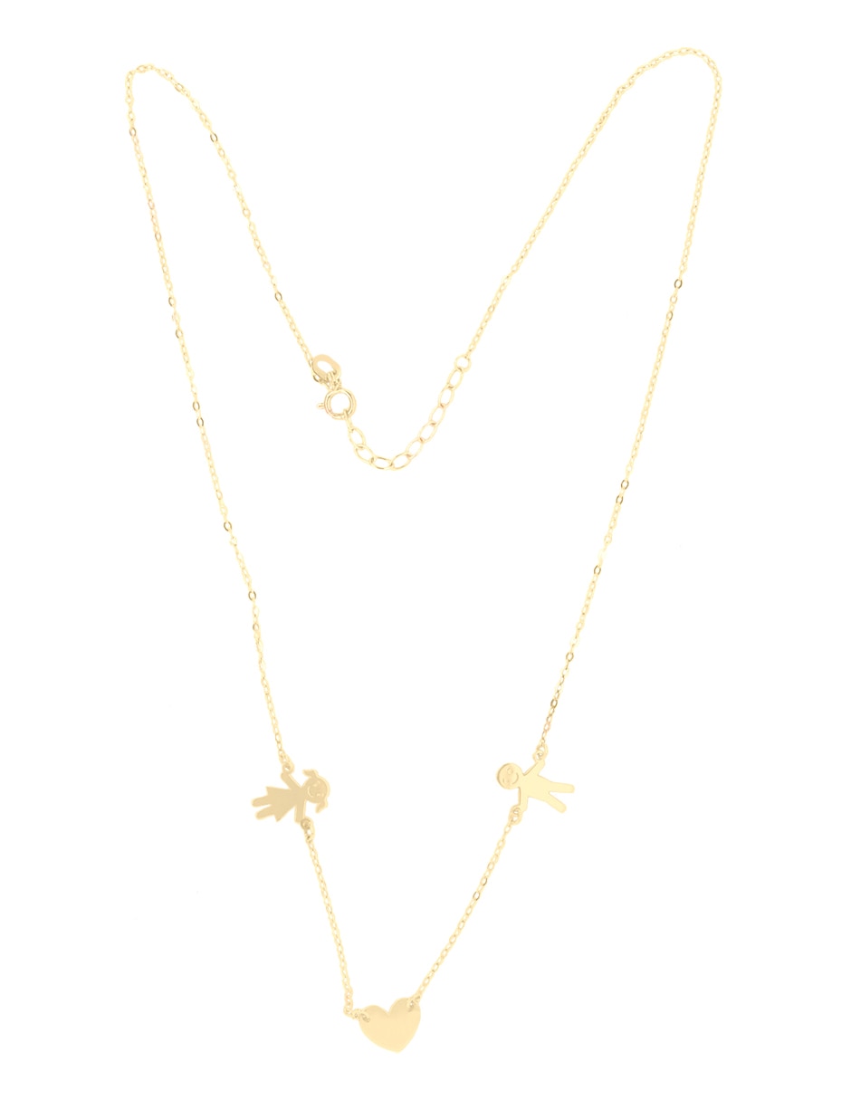 Collar de niño Cuore Unito de oro amarillo 14 K 3