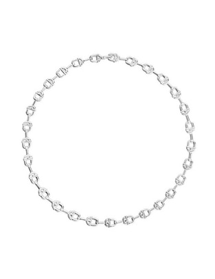 Collar de eslabones Manifesto de plata P 925