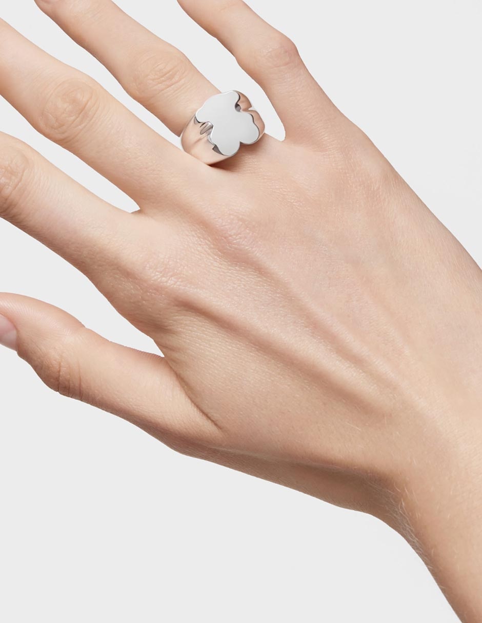 Anillo de oso Sweet Dolls P 925 de plata brillante