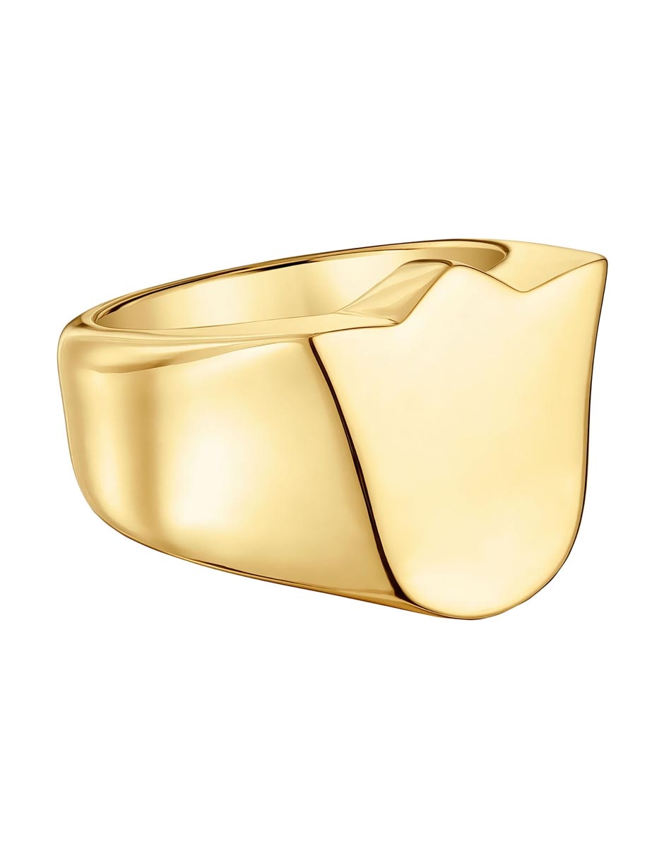 Anillo de flor Sweet Dolls de plata P 925 con acabado baño de oro