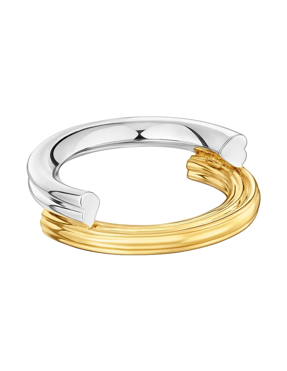 Anillo Tous 1950 de plata P 925 baño de oro