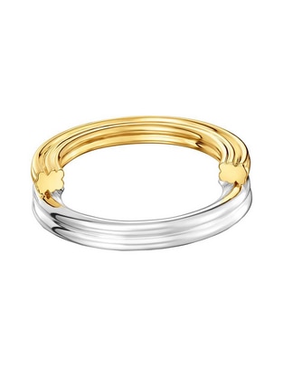 Anillo Tous 1950 de plata P 925 baño de oro