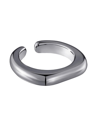 Anillo Line de plata brillante