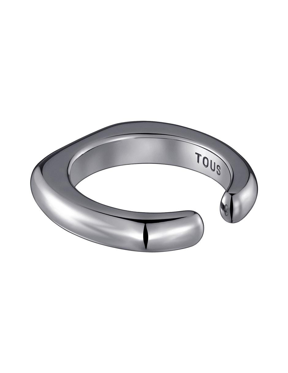 Anillo Line de plata brillante 6