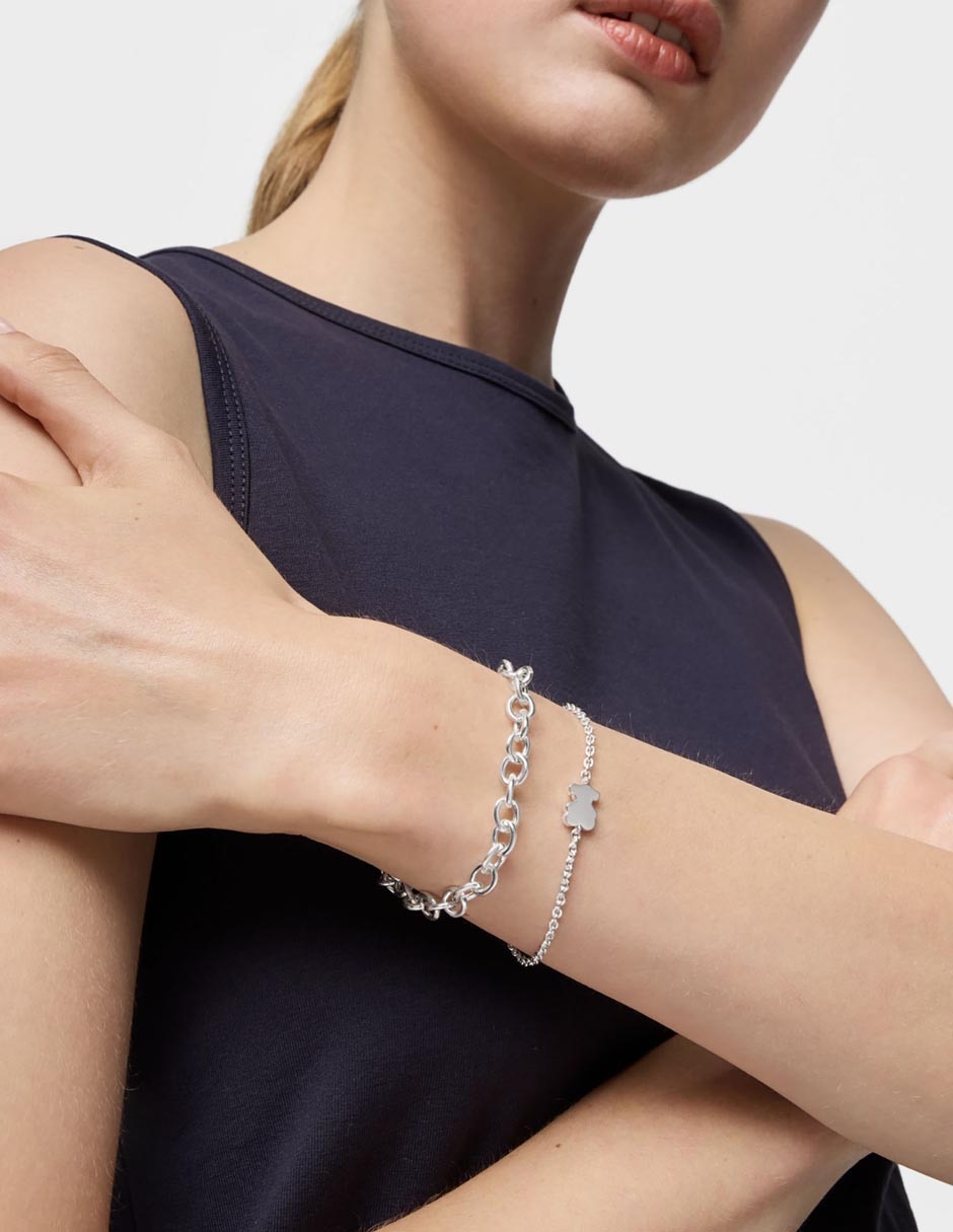 Pulsera Tous de plata P 925 Sweet Dolls con acabado liso