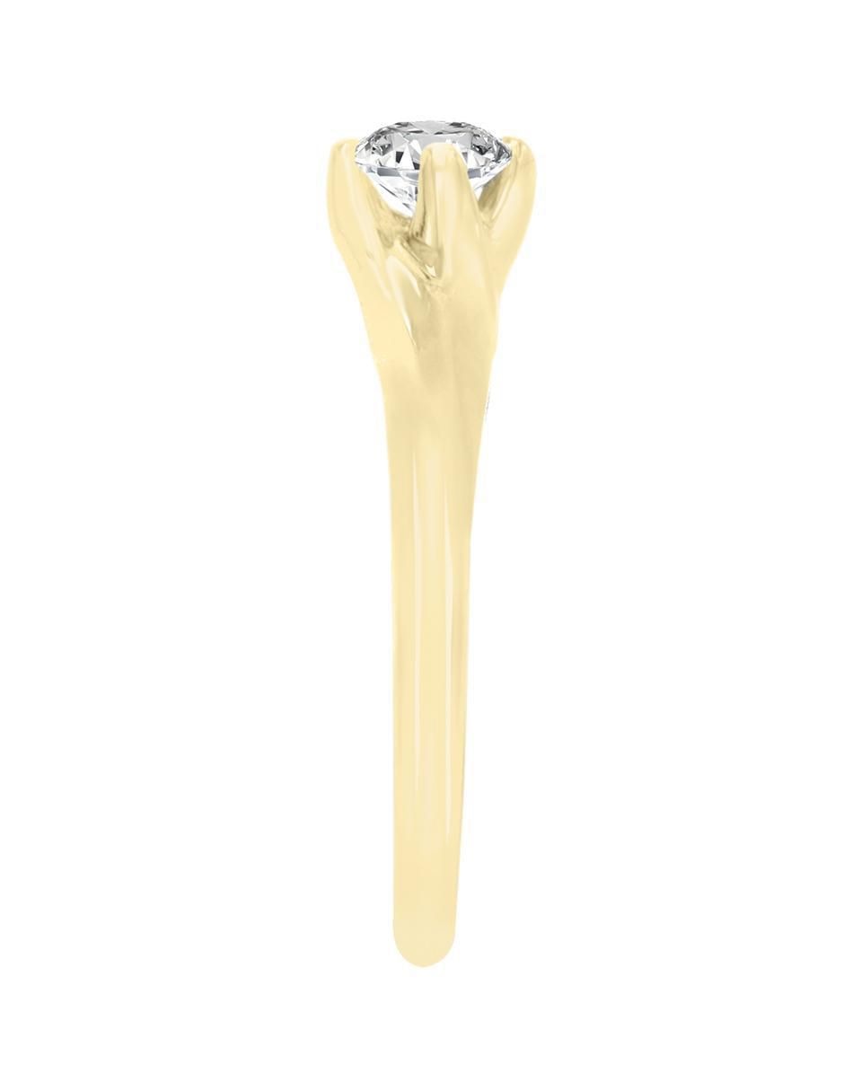 Solitario 14 k Fernanda diamante 2