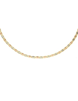 Collar de eslabones Dinasti de oro florentino 14 K