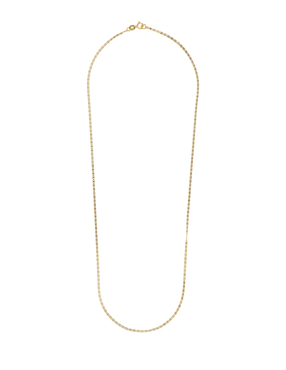Collar de eslabones Dinasti de oro florentino 14 K