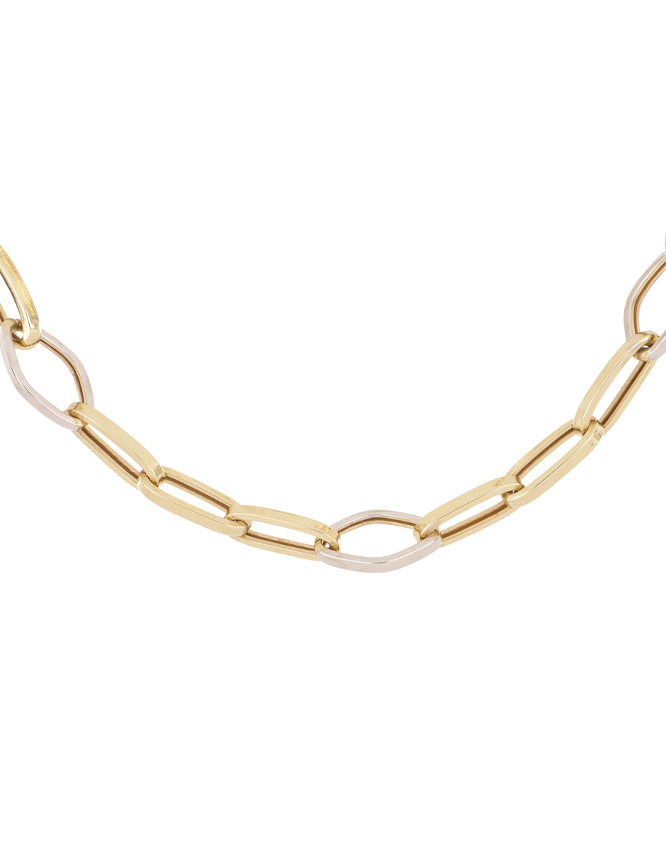 Pulsera de oro 14 K con acabado liso 2