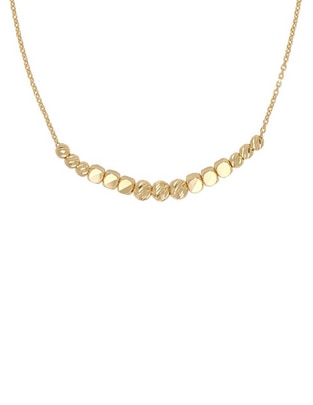 Gargantilla ovalada Dinasti de oro amarillo 14 K