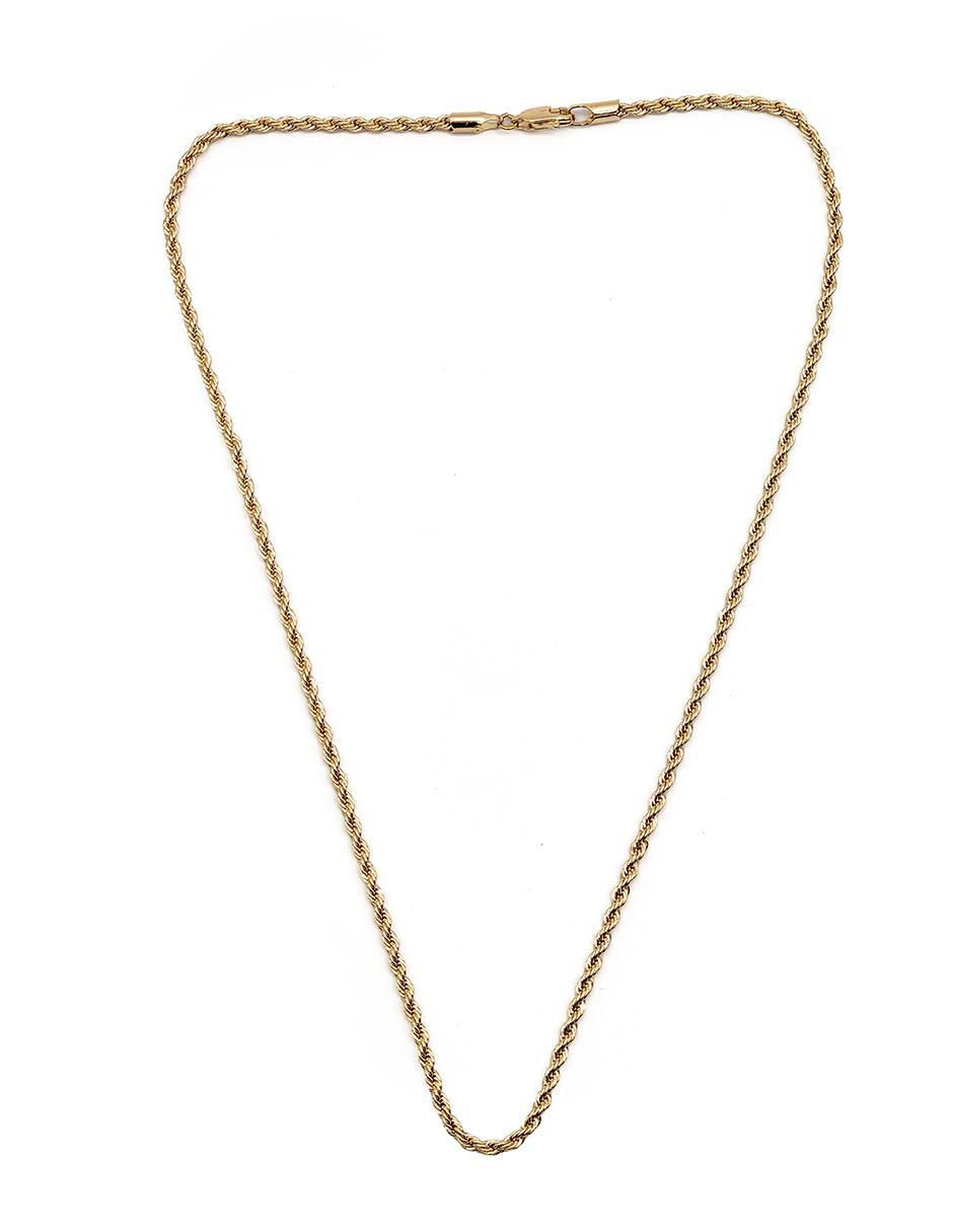 Collar torzal de oro laminado 10 k