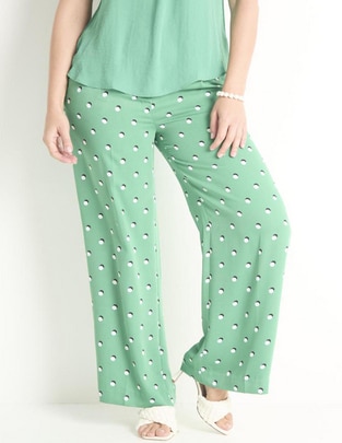 Pantalón relaxed amplio para mujer 1