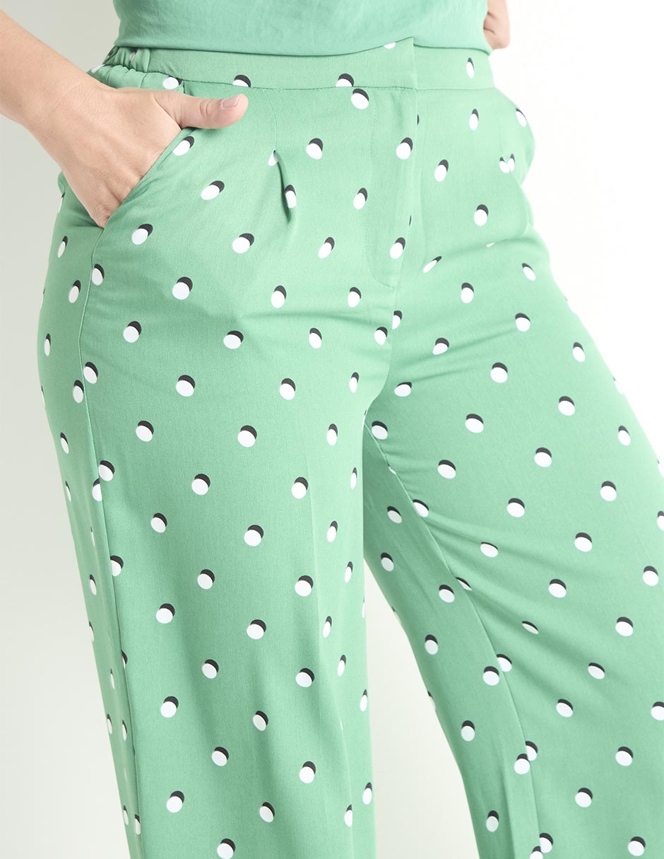 Pantalón relaxed amplio para mujer 7