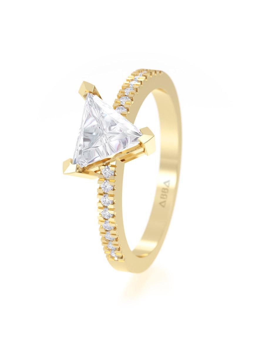 Anillo de compromiso 10 k 6
