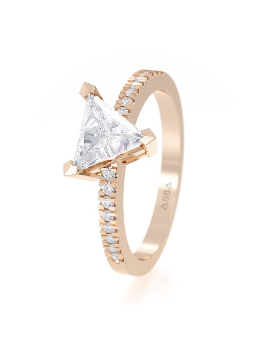 Anillo de compromiso 10 k 2