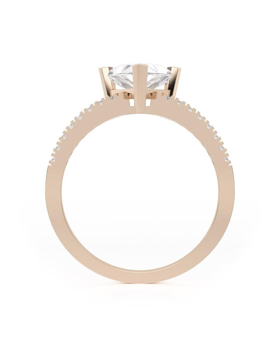 Anillo de compromiso 10 k 3