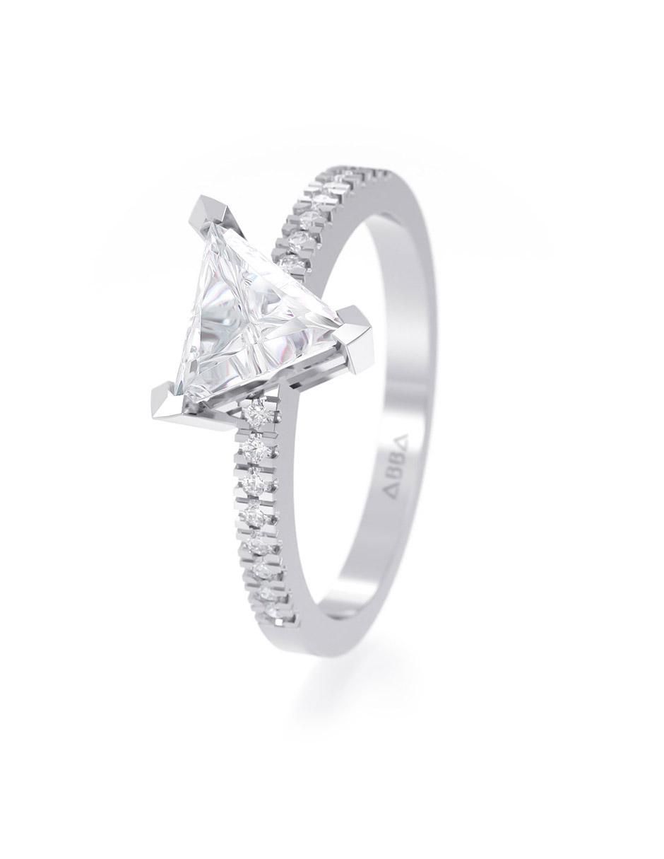 Anillo de compromiso 14 k 2