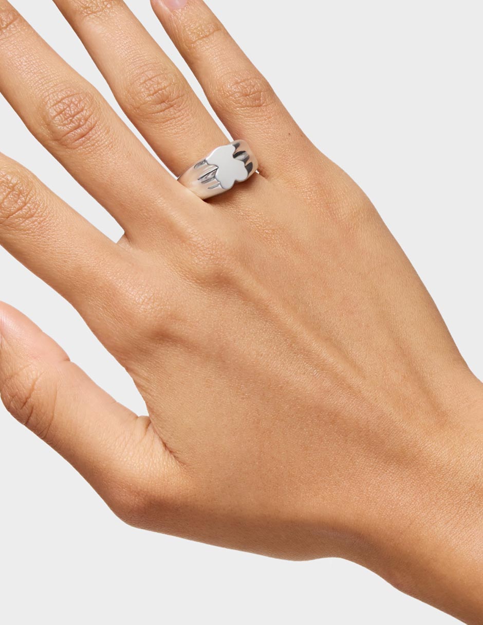 Anillo de oso Sweet Dolls P 925 de plata brillante