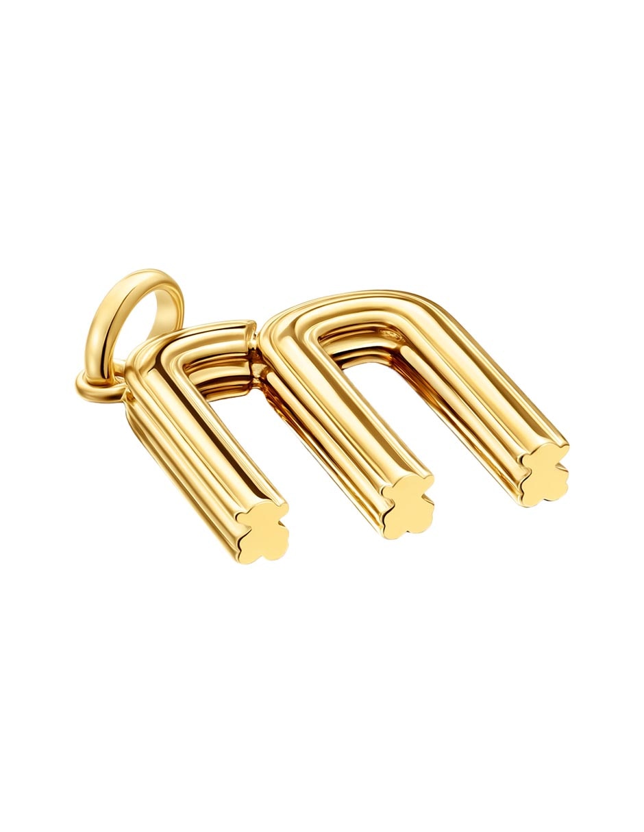 Dije de letra m Tous Alphabet de plata P 925