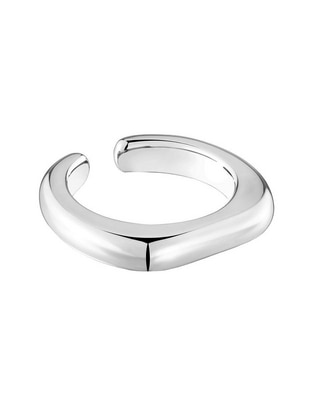 Anillo redondo Line P 925 de plata brillante