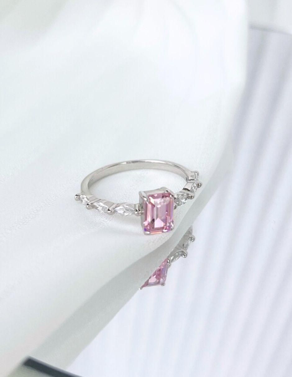 Anillo de compromiso de plata P 925 3