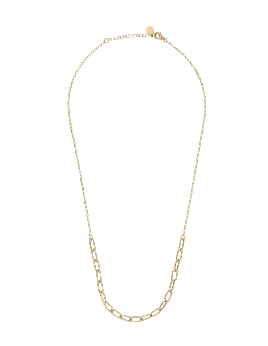 Gargantilla de eslabones de oro amarillo 14 K