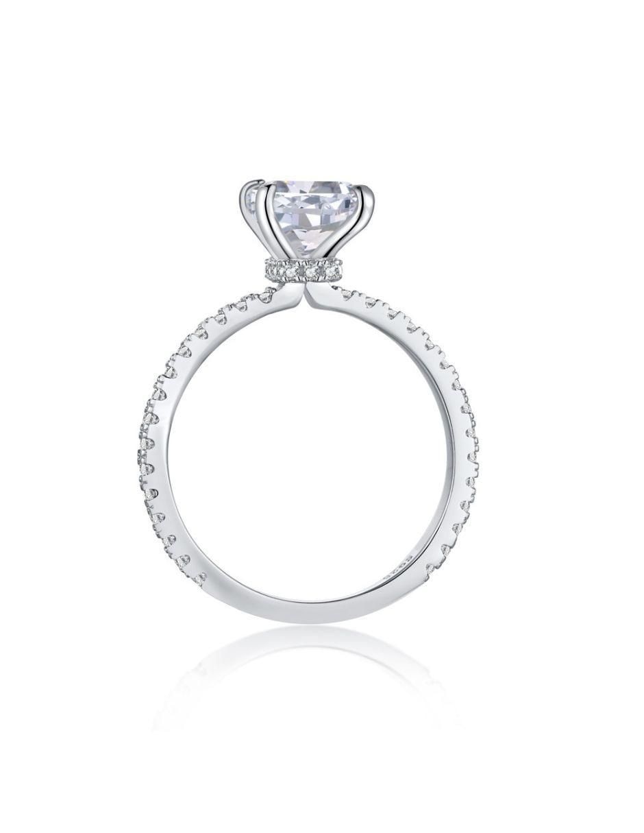 Anillo de compromiso de plata P 925 5
