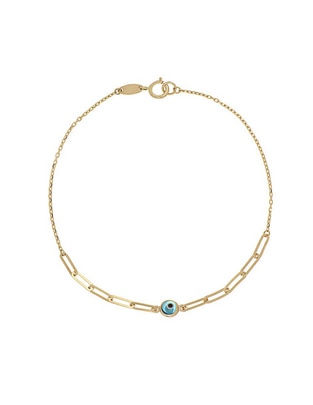 Pulsera Dinasti de oro 14 K con acabado brillante