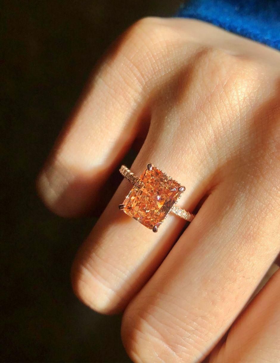 Anillo de compromiso de plata P 925 3