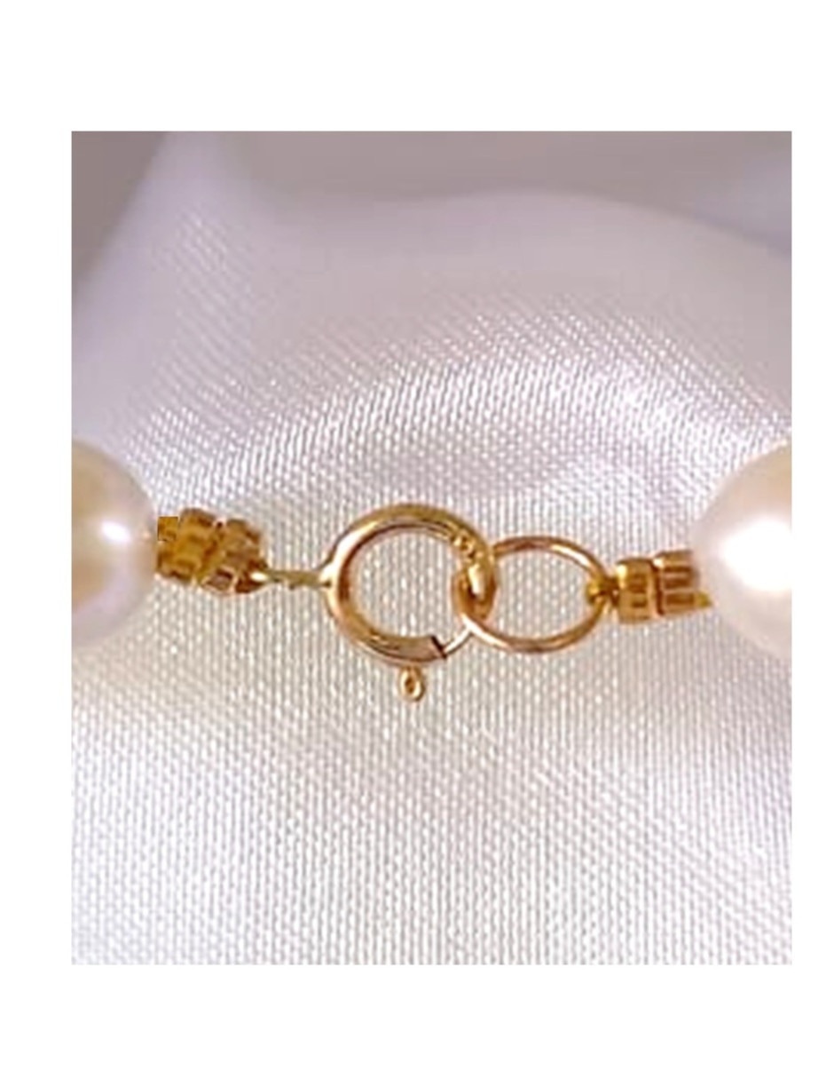 Collar de esfera de oro amarillo 14 k