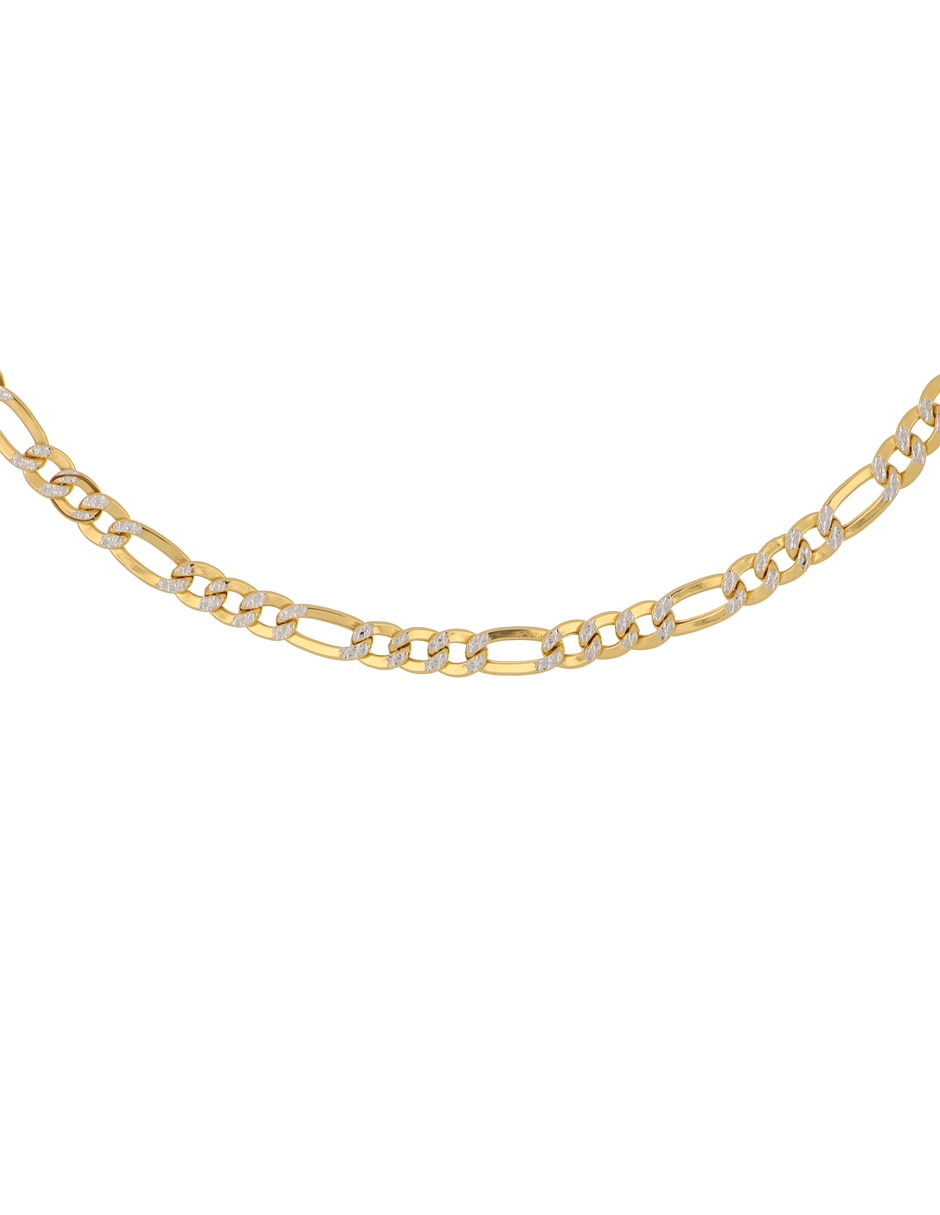 Pulsera de oro amarillo 14 K acabado liso 2