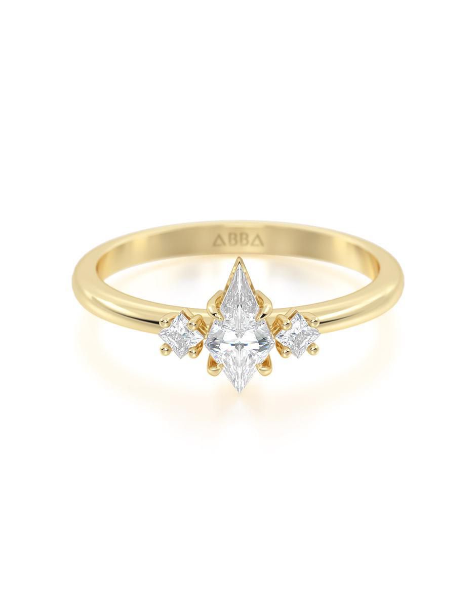 Anillo de compromiso 14 k 1