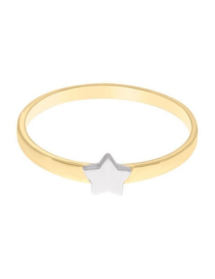 Anillo de estrella Fantasy 14 k de oro amarillo brillante Anillo de estrella Fantasy 14 k de oro amarillo brillante