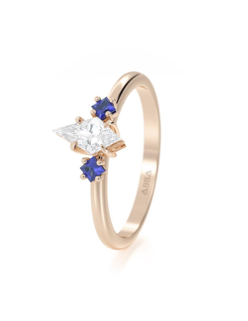 Anillo de compromiso 10 k 2
