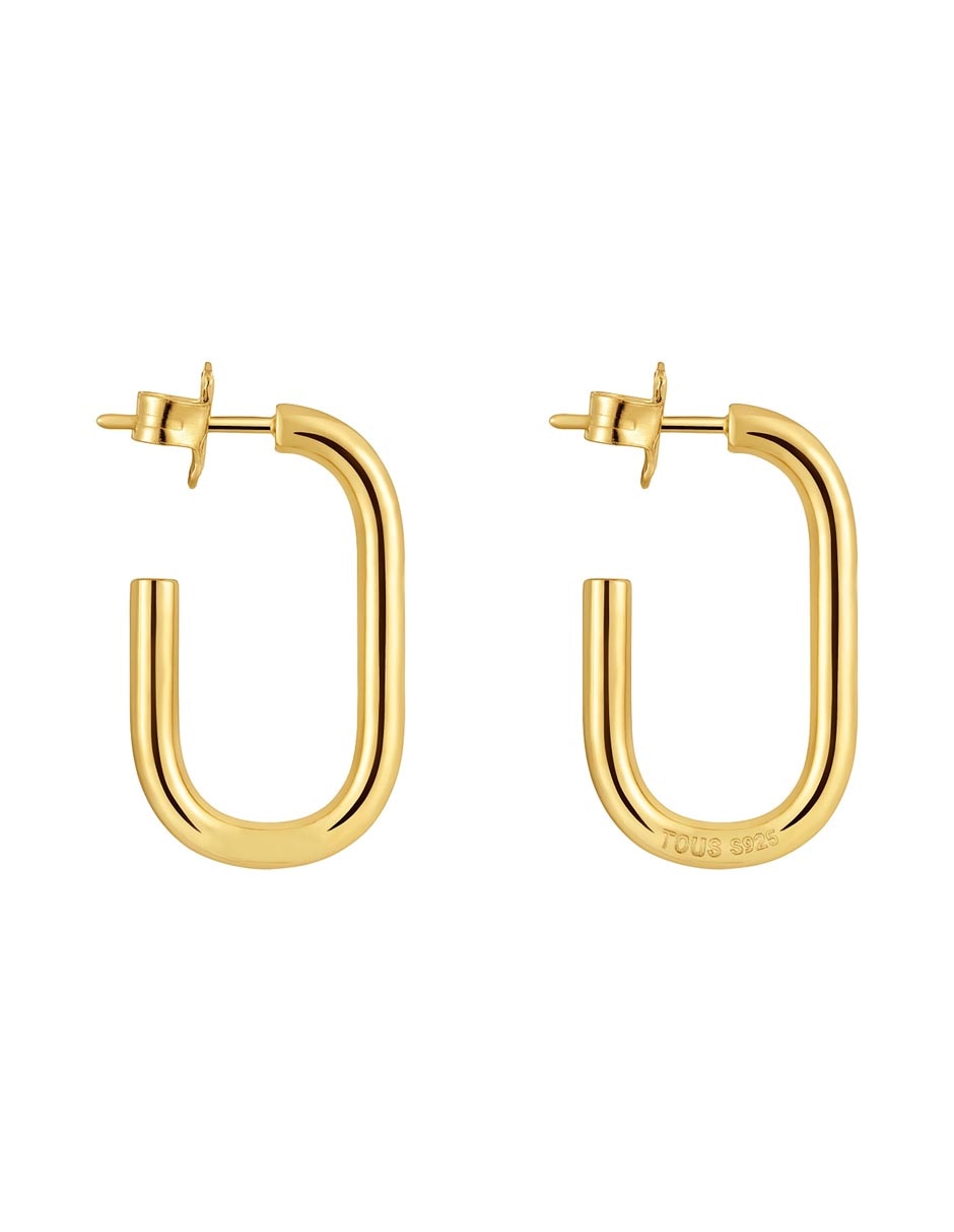 Aretes de aro de plata P 925 2