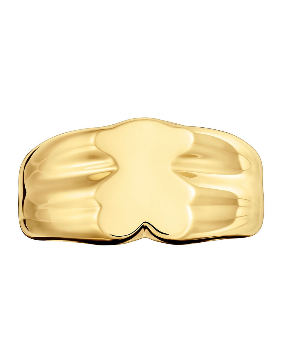 Anillo de oso Tous Sweet Dolls de plata P 925 baño de oro