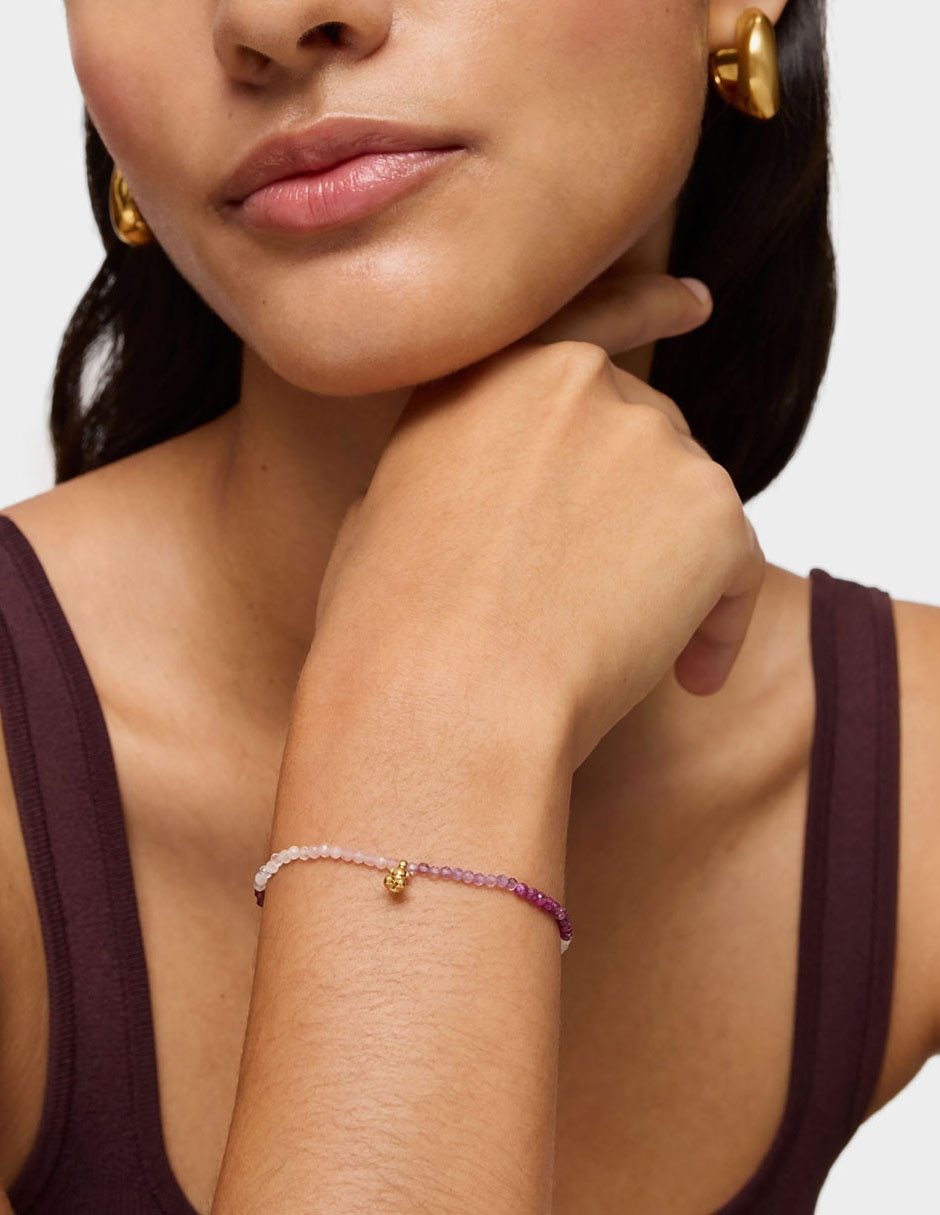 Pulsera de plata P 925 Bold Bear con acabado liso